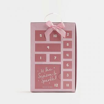 cardboard advent calendar gift set with kiss cut shape -Win-Ter Printing