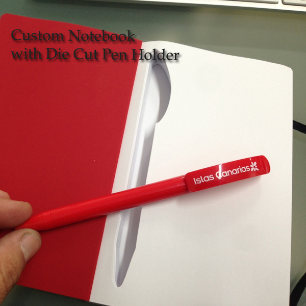 How can we do the notebook wth a die cut pen hold ?