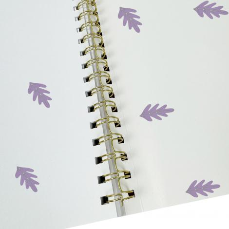 Semi-concealed wire o binding journal